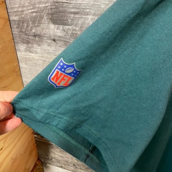 NIKE Onfield Apparel NFL Football Tee Short Sleeve Shirt EAGLES - Picture 3 of 4